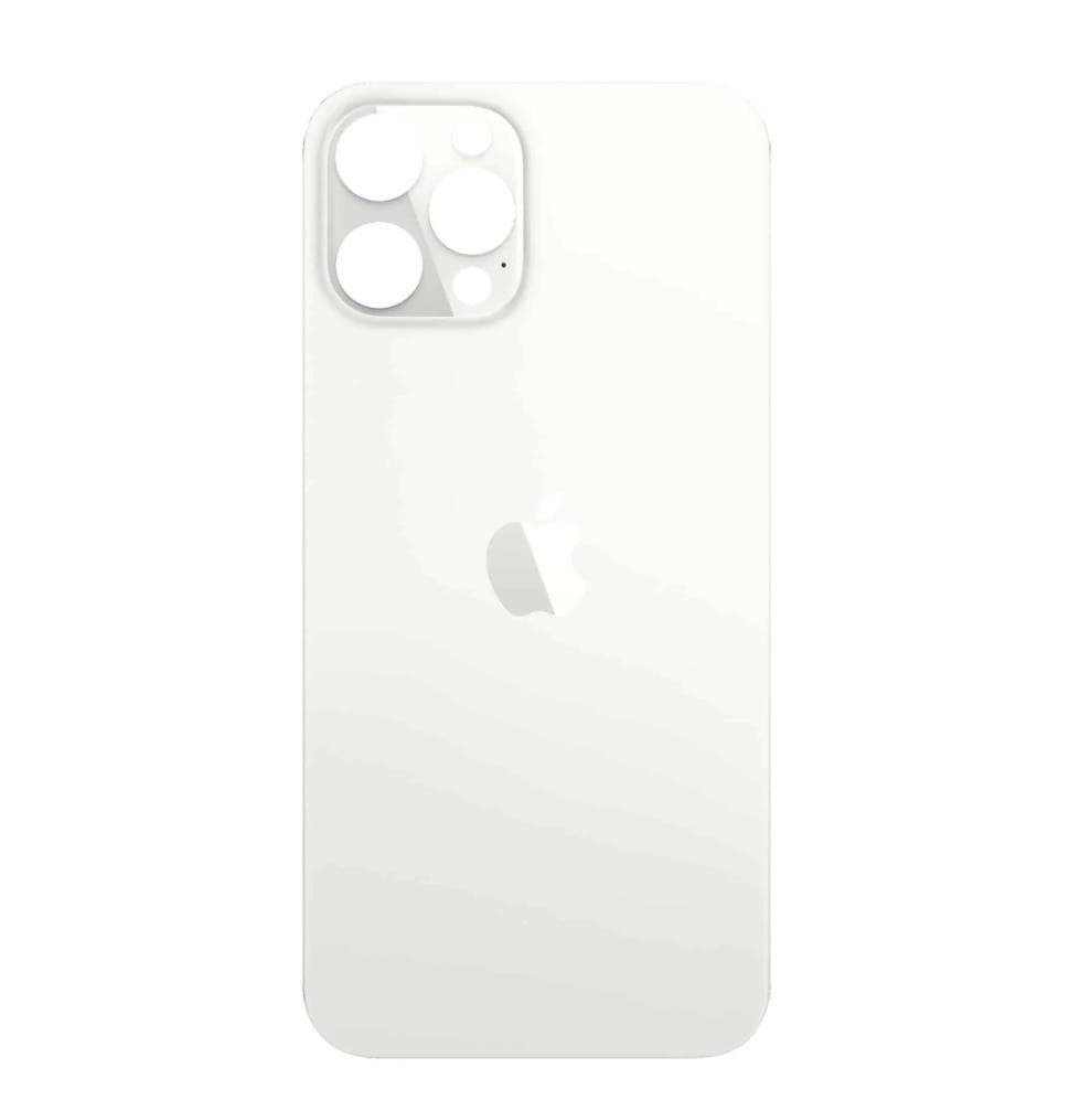 Резервен заден стъклен капак за iPhone 12 Pro - OEM iPhone 12 Pro Backcover Glass (сребрист)
