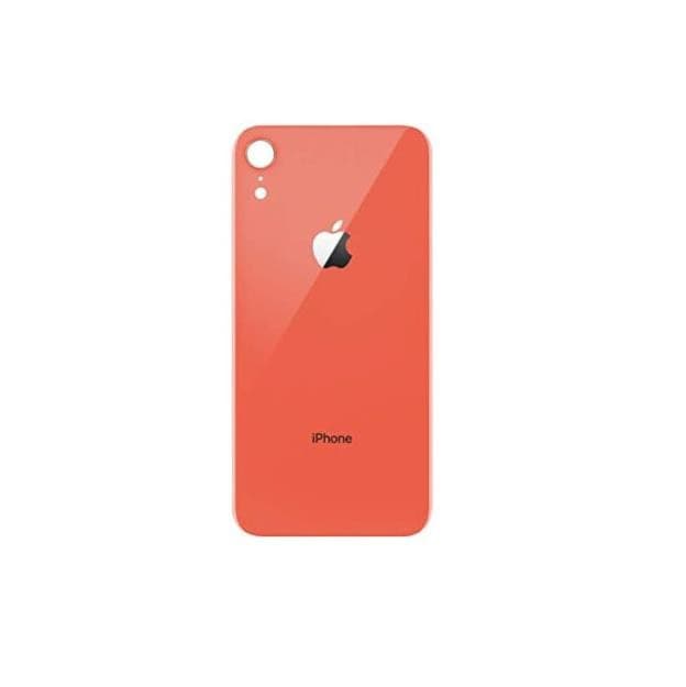 Резервен заден стъклен капак за iPhone XR - OEM iPhone XR Backcover Glass (корал)