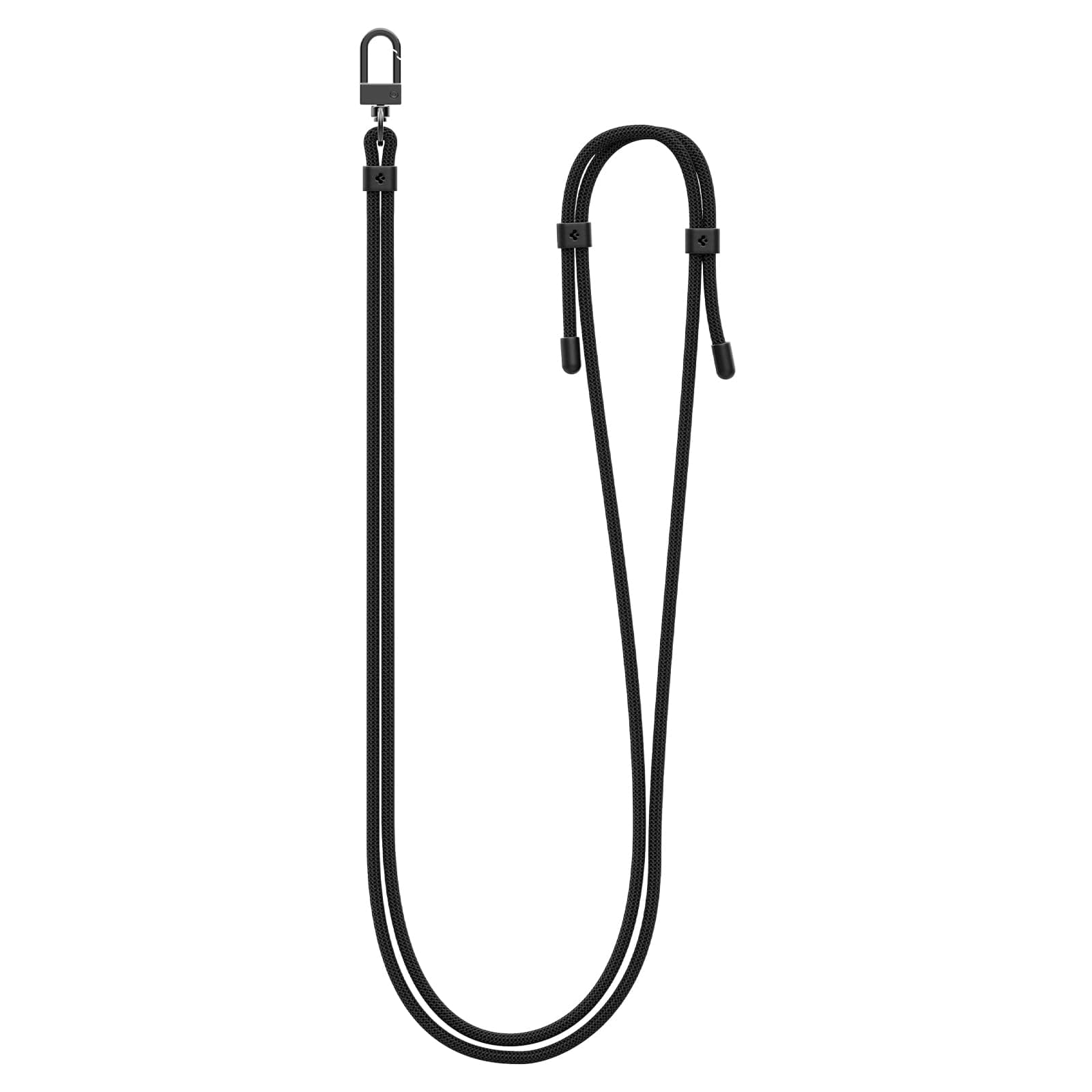 Универсална връзка за носене през врата за смартфони - Spigen Crossbody Strap (черен)