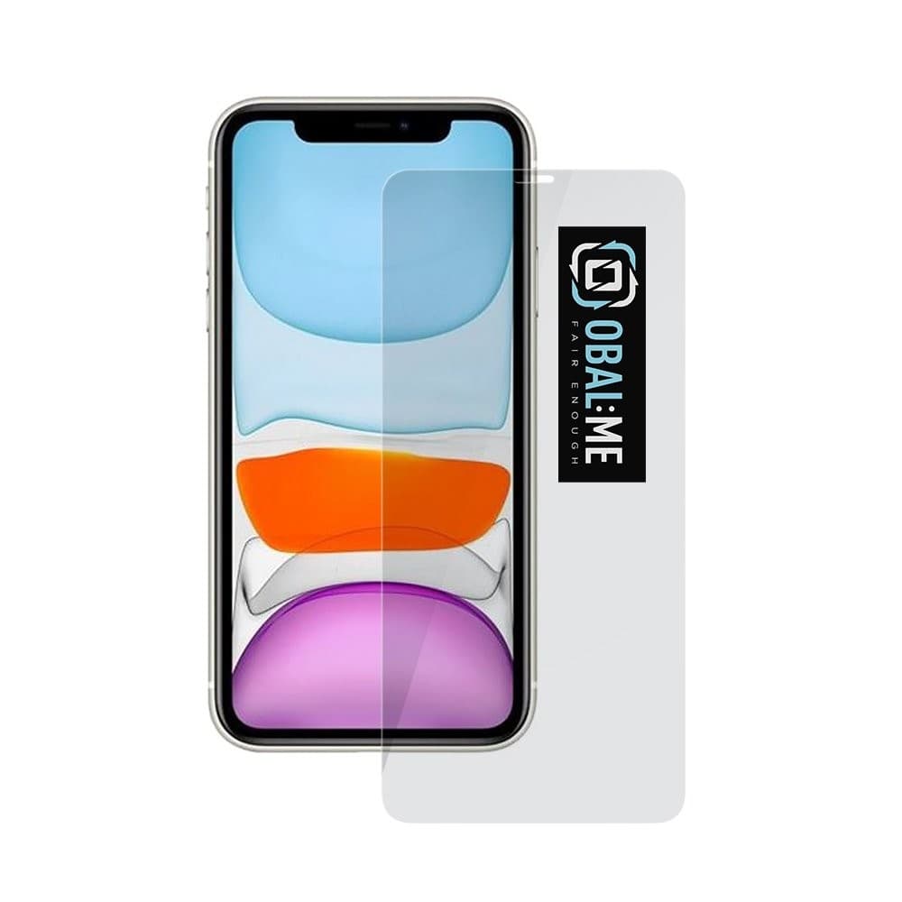 Калено стъклено защитно покритие за дисплея на iPhone 11 Pro, iPhone XS, iPhone X (прозрачен) - OBALME Tempered Glass Screen Protector 2.5D (bulk)
