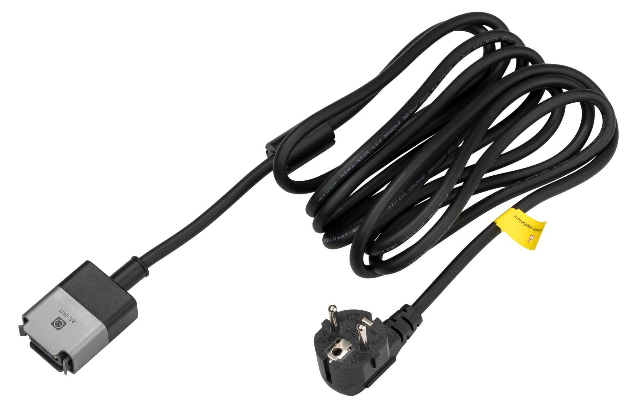 Свързващ кабел за EcoFlow Microinverter към ел. мрежата - EcoFlow BKW to AC Cable 3m (черен)