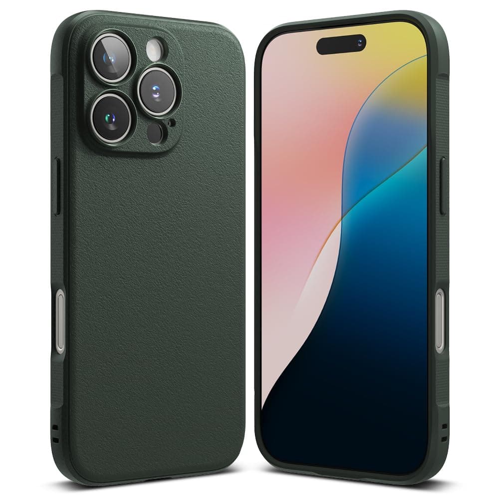 Силиконов (TPU) калъф за iPhone 16 Pro Max - Ringke Onyx Case (зелен)