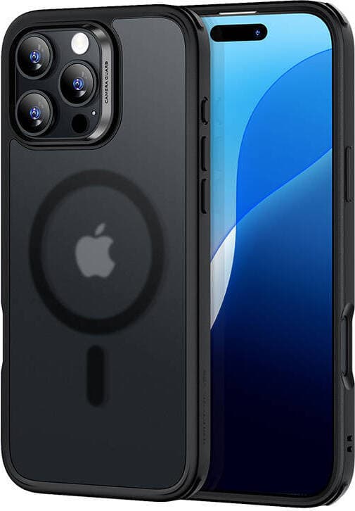 Хибриден удароустойчив кейс с MagSafe за iPhone 16 Pro Max - ESR Halolock Classic Hybrid MagSafe Case (черен-мат)
