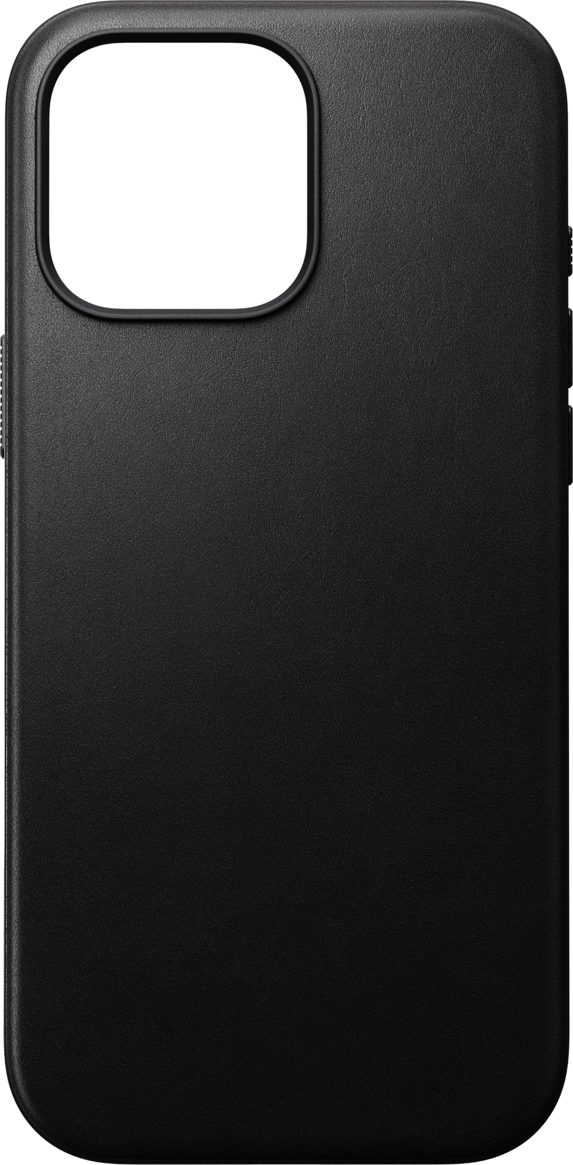 Кожен (естествена кожа) кейс с MagSafe за iPhone 16 Pro Max - Nomad Modern Leather MagSafe Case (черен)