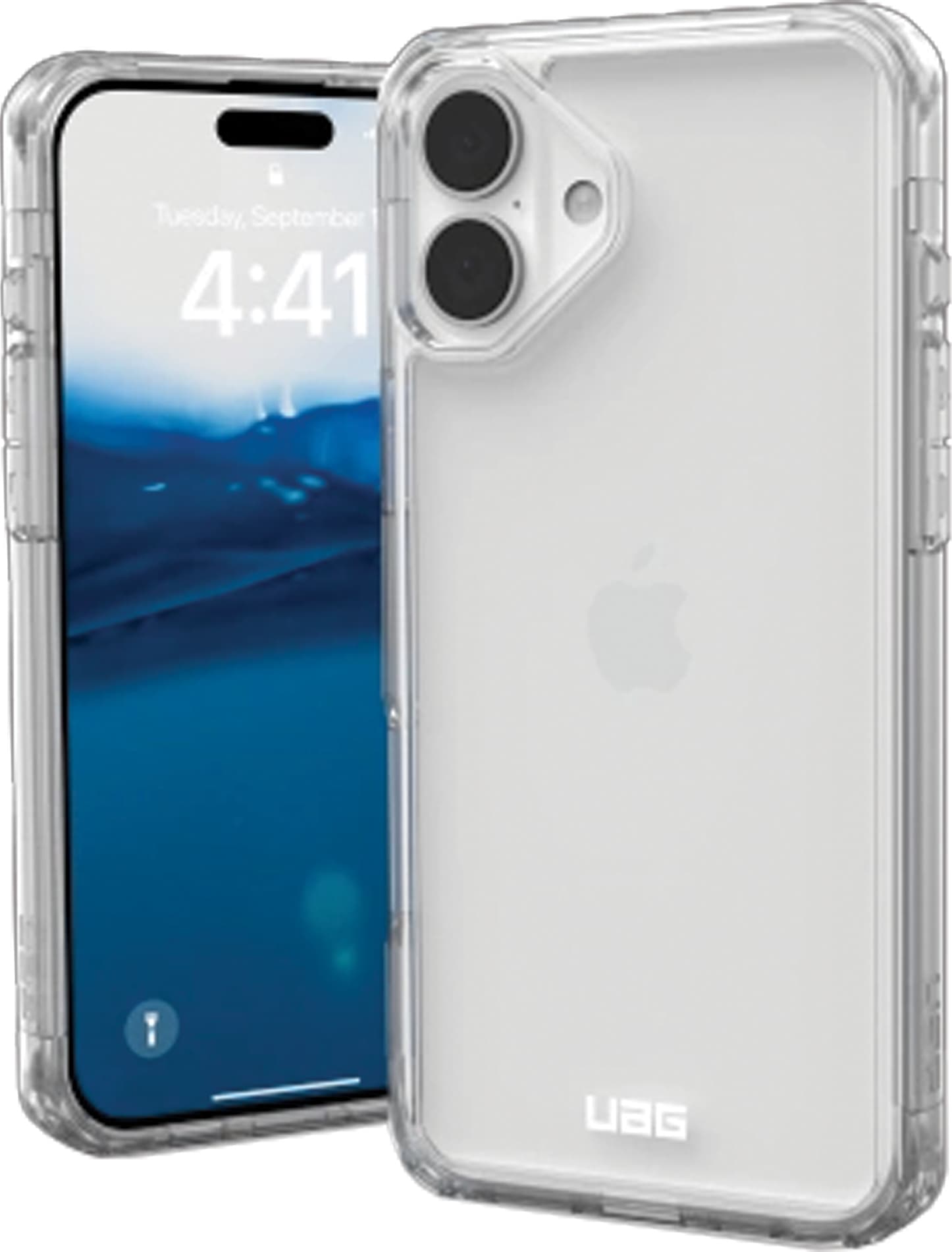 Удароустойчив хибриден кейс за iPhone 16 Plus - Urban Armor Gear Plyo Case (прозрачен)