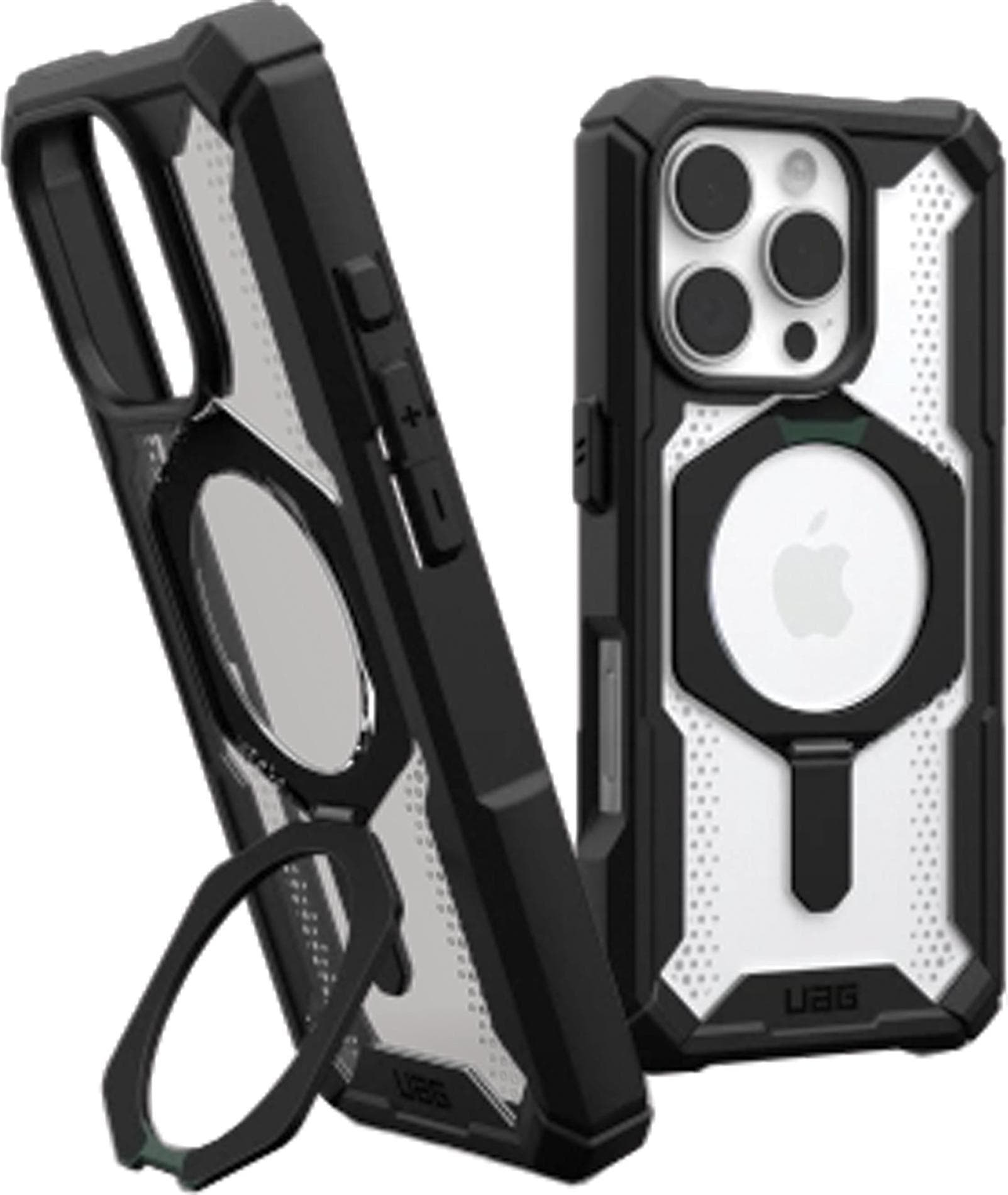 Удароустойчив хибриден кейс с MagSafe за iPhone 16 Pro - Urban Armor Gear Plasma XTE MagSafe Case (черен-прозрачен)