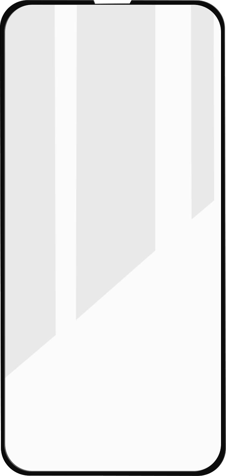 Хибридно стъклено защитно покритие за дисплея на iPhone 13, iPhone 13 Pro - 3mk NeoGlass Screen Protector (черен-прозрачен)