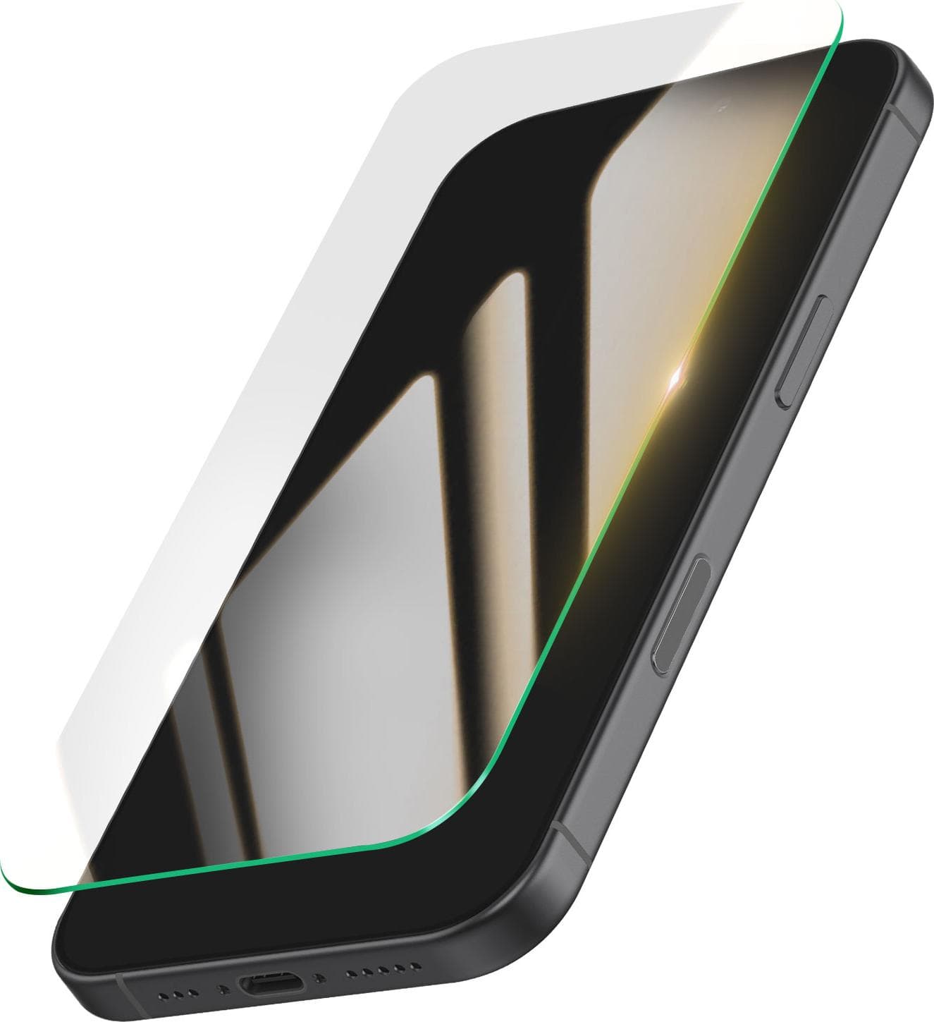 Калено стъклено защитно покритие (0.33 мм) за дисплея на iPhone 16 Pro - Tactical Glass Shield 2.5D (прозрачен)