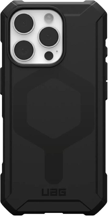 Удароустойчив силиконов калъф с MagSafe за iPhone 16 Pro - Urban Armor Gear Essential Armor MagSafe Case (черен)