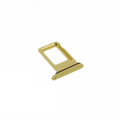Резервна поставка за сим картата за iPhone 11 - OEM iPhone 11 Sim Tray (жълт)