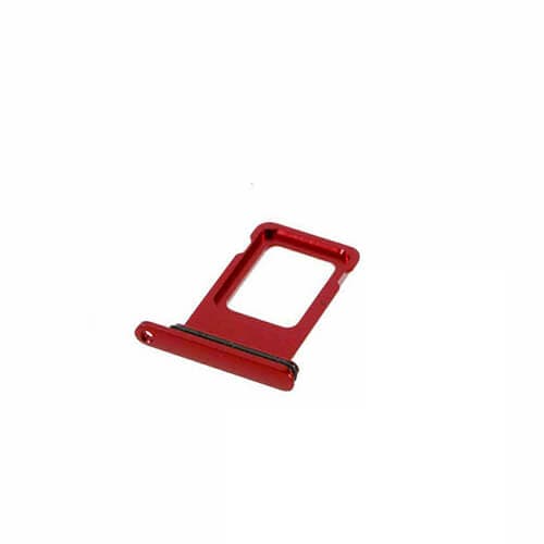 Резервна поставка за сим картата за iPhone 11 - OEM iPhone 11 Sim Tray (червен)