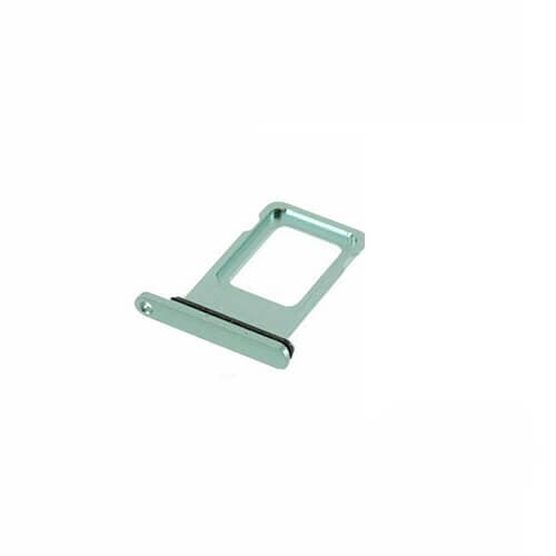 Резервна поставка за сим картата за iPhone 11 - OEM iPhone 11 Sim Tray (зелен)
