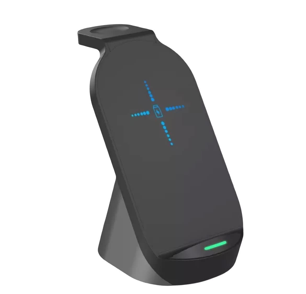 Док станция за зареждане на iPhone, Apple Watch и Apple AirPods - Sdesign 3-in-1 Wireless Charger (черен)