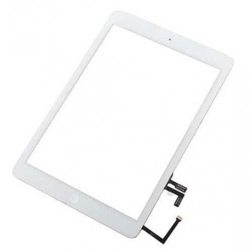 Резервен тъч скрийн дигитайзер с Home бутон за iPad Air - OEM iPad Air Touch Screen with Home Button Unit (бял)