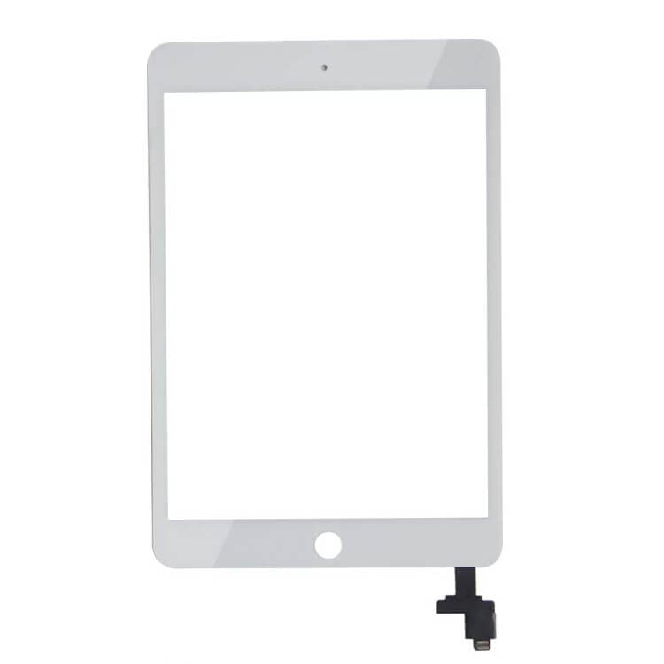 Резервен дигитайзер (тъч скриийн) с външно стъкло за iPad Mini 3 - OEM iPad Mini 3 Touch Screen Digitizer (бял)