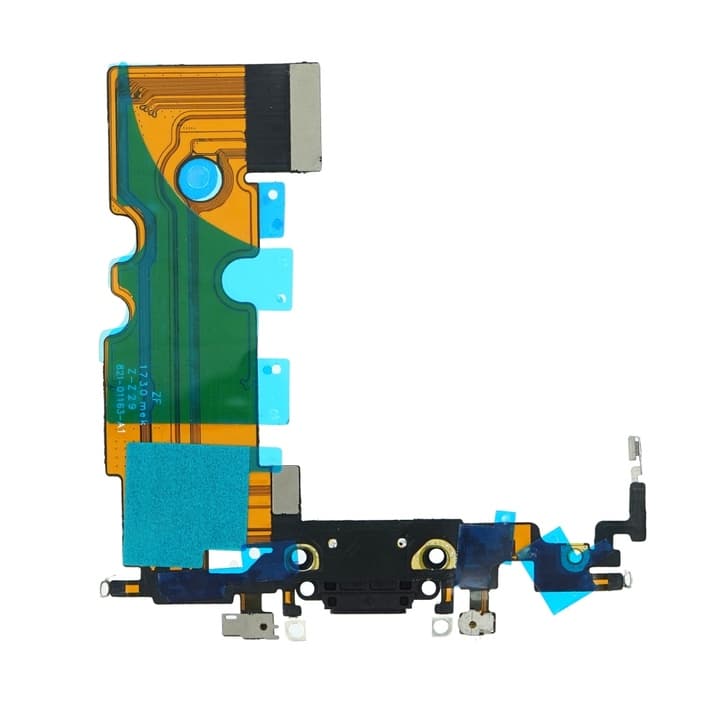 Резервен захранващ (Lightning) лентов кабел/порт за iPhone 8 - OEM iPhone 8 System Connector and Flex Cable (черен)