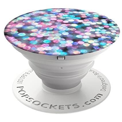 Поставка и аксесоар против изпускане на вашия смартфон - Popsockets Tiffany Snow (шарен)