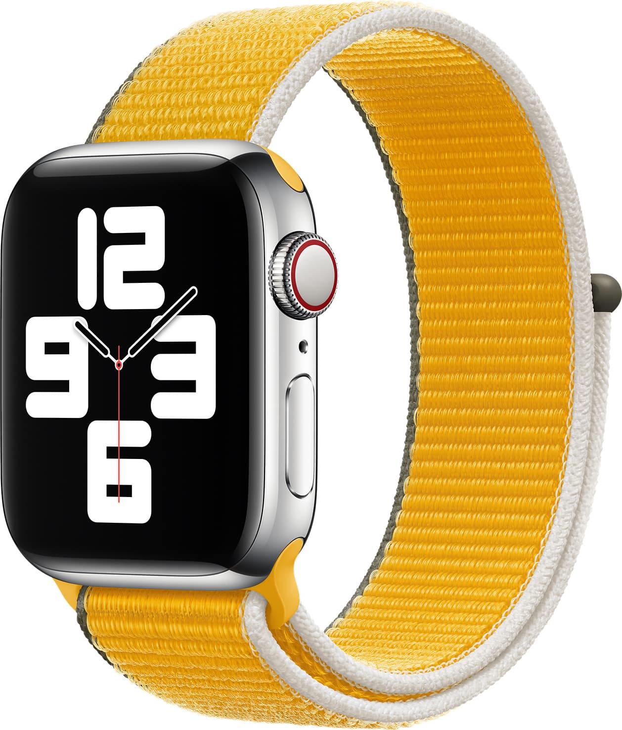 Оригинална текстилна каишка за Apple Watch 38мм, 40мм, 41мм, 42мм (2024) - Apple Watch Sport Loop (жълт)
