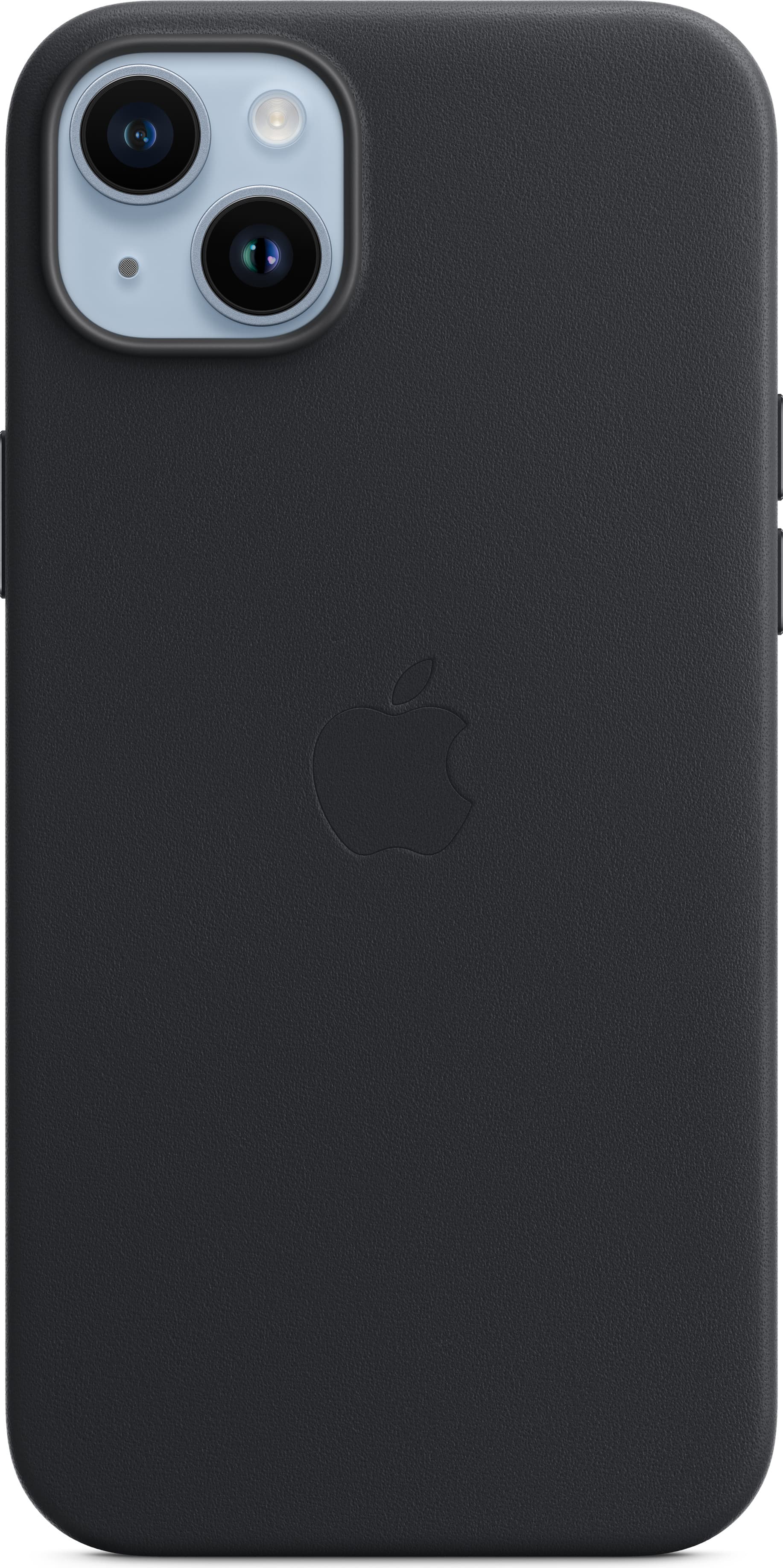 Оригинален кожен кейс (естествена кожа) с MagSafe за iPhone 14 Plus - Apple iPhone Leather Case with MagSafe (черен)