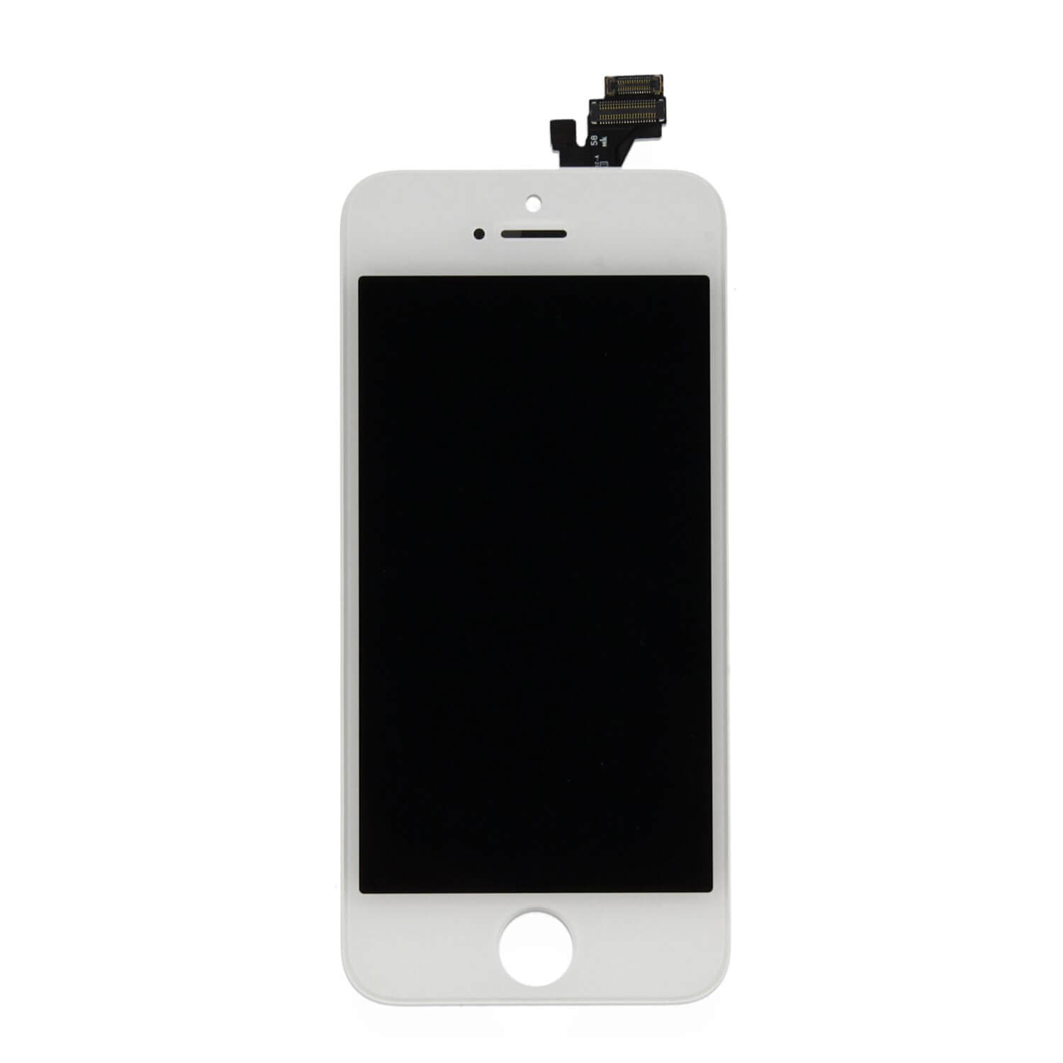 Резервен дисплей за iPhone 5 (пълен комплект) - бял - OEM iPhone 5 Display Unit