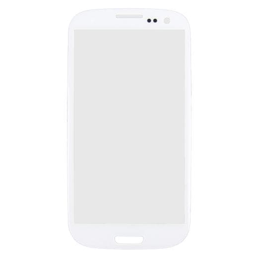 Резервно външно стъкло за Samsung Galaxy S3 - OEM Display Glass (бял)