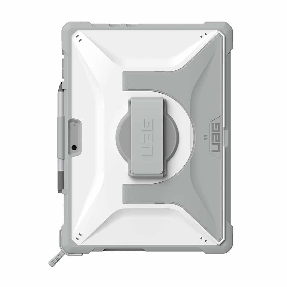 Удароустойчив хибриден кейс от най-висок клас за Microsoft Surface Pro 11, Pro 10, Pro 9 (бял) - Urban Armor Gear Plasma Healthcare Case with Strap (bulk)
