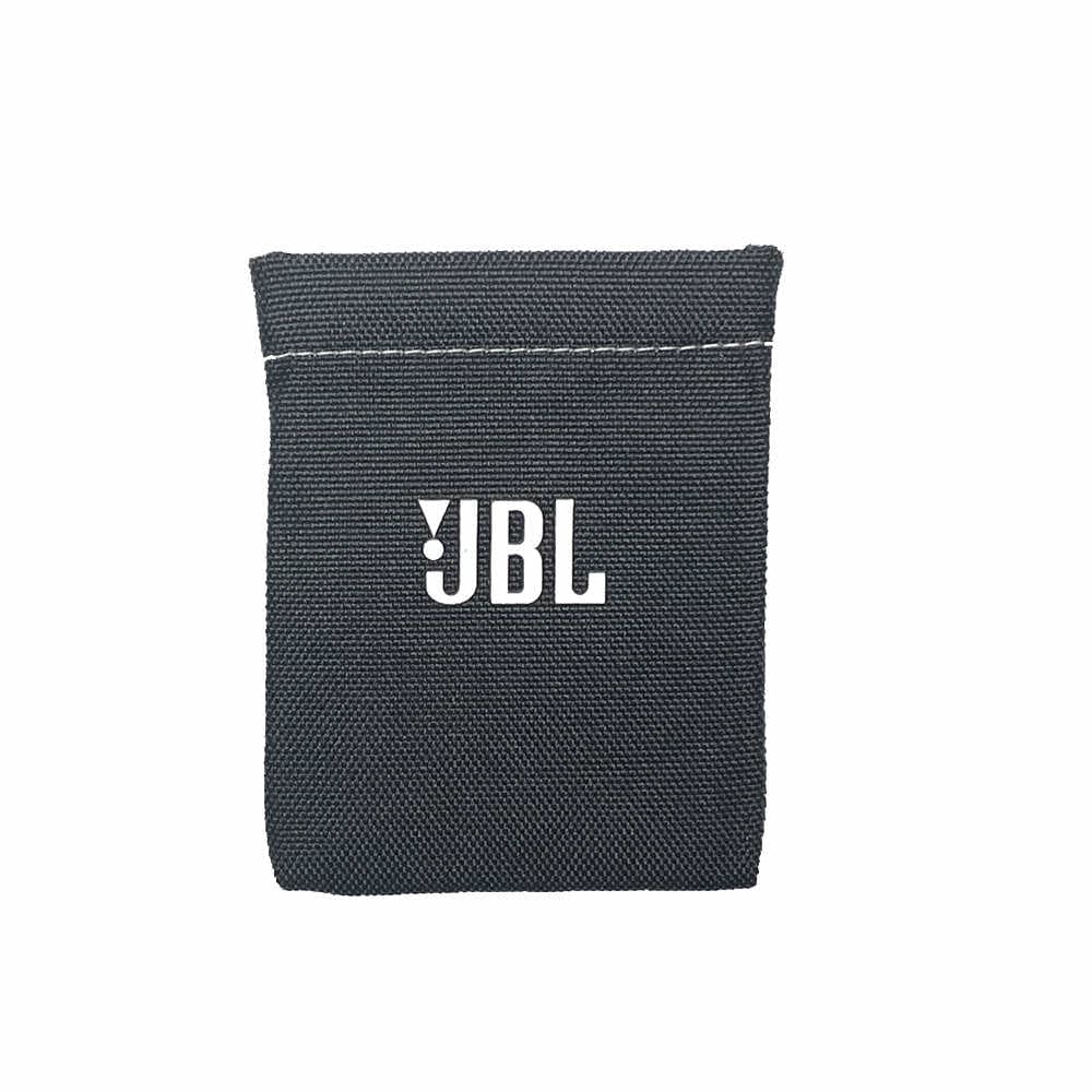 Текстилен калъф с магнит за слушалки или дребни вещи (черен) - JBL TWS Earbuds PVC Pouch (bulk)