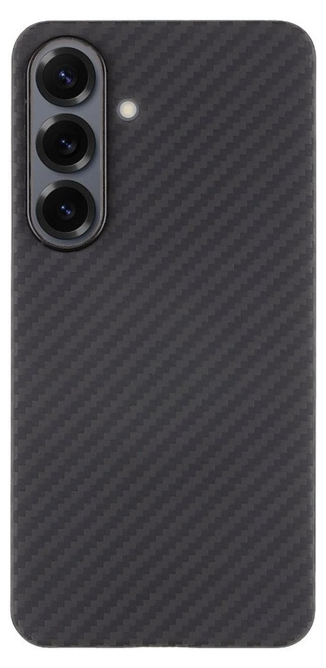 Кевларен кейс с MagSafe за Samsung Galaxy S25 (черен) - Tactical MagForce Aramid Case