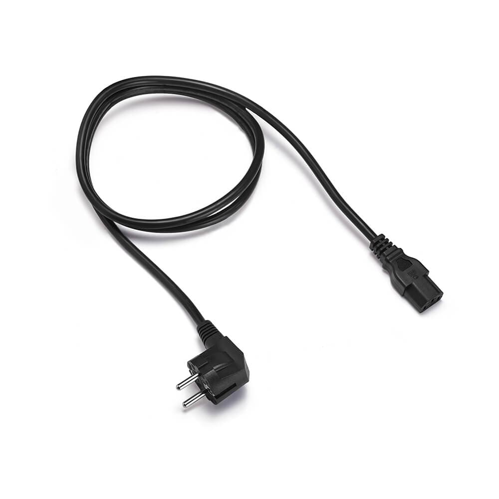 Захранващ кабел за EcoFlow River 2. River 3, Delta 2, Delta 3 (150 см) - EcoFlow AC Cable EU C14 (черен) (bulk)