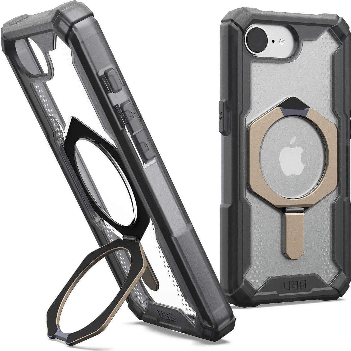 Удароустойчив хибриден кейс с MagSafe за iPhone 16e - Urban Armor Gear Plasma XTE MagSafe Case (сив)
