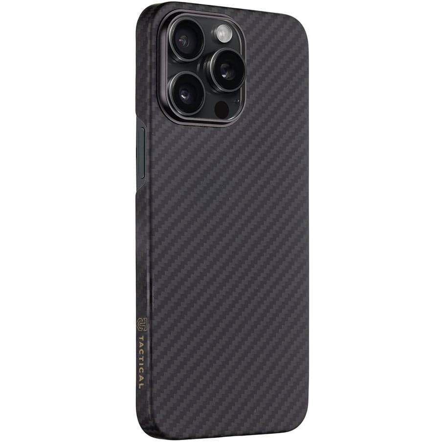 Кевларен кейс с MagSafe за iPhone 15 Pro Max - Tactical MagForce Aramid Case (черен)