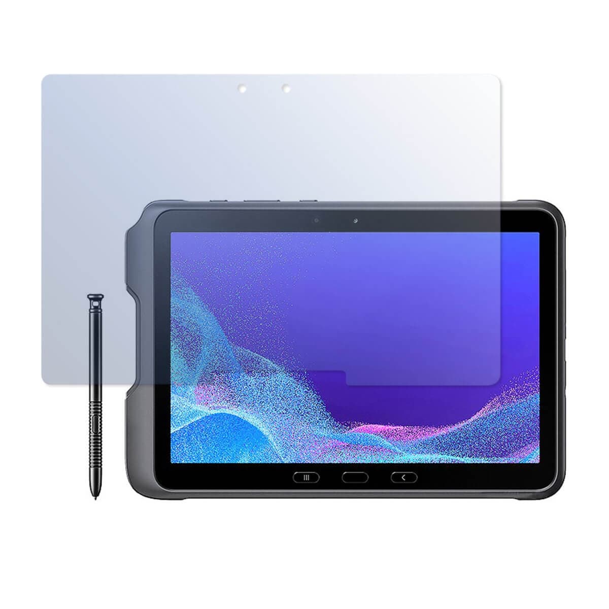 дублирана - Калено стъклено защитно покритие за дисплея на Samsung Galaxy Tab Active4 Pro - 4smarts Second Glass 2D Limited Cover (прозрачен)