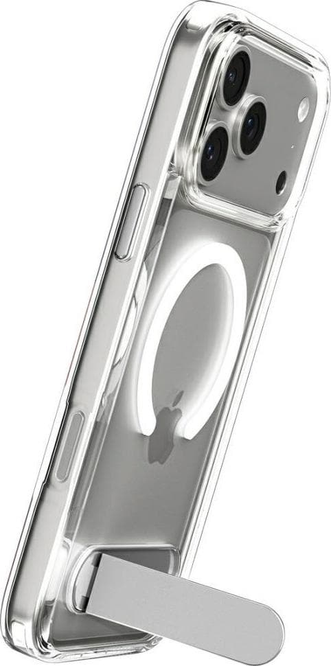Хибриден кейс с висока степен на защита с MagSafe и вградена поставка за iPhone 17 Pro Max - Spigen Ultra Hybrid S MagSafe Case (прозрачен)