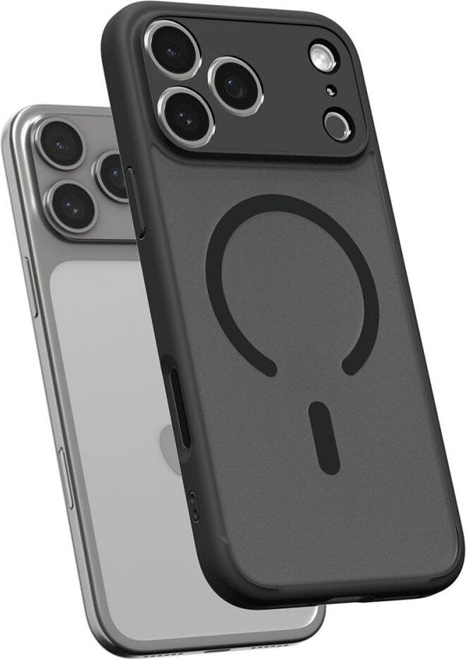 Хибриден кейс с висока степен на защита с MagSafe за iPhone 17 Pro - Spigen Ultra Hybrid MagSafe Case (черен-матиран)