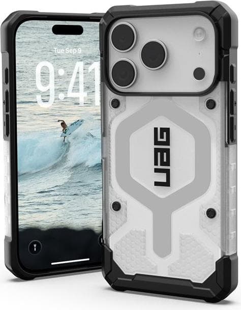 Удароустойчив хибриден кейс с MagSafe за iPhone 17 Pro - Urban Armor Gear Pathfinder Clear MagSafe Case (прозрачен)