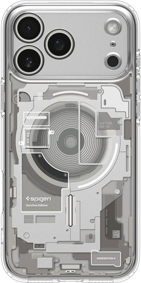 Хибриден кейс с висока степен на защита с MagSafe за iPhone 17 Pro - Spigen Ultra Hybrid MagSafe Neo One Case (прозрачен)