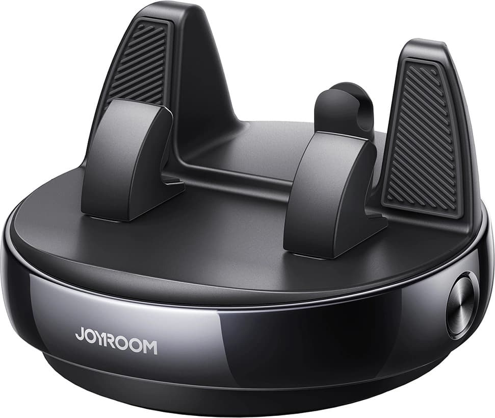 Поставка за таблото на кола за смартфони с дебелина от 6 до 16 мм - Joyroom Mini Car Phone Holder Dashboard Stand (JR-ZS330) (черен)