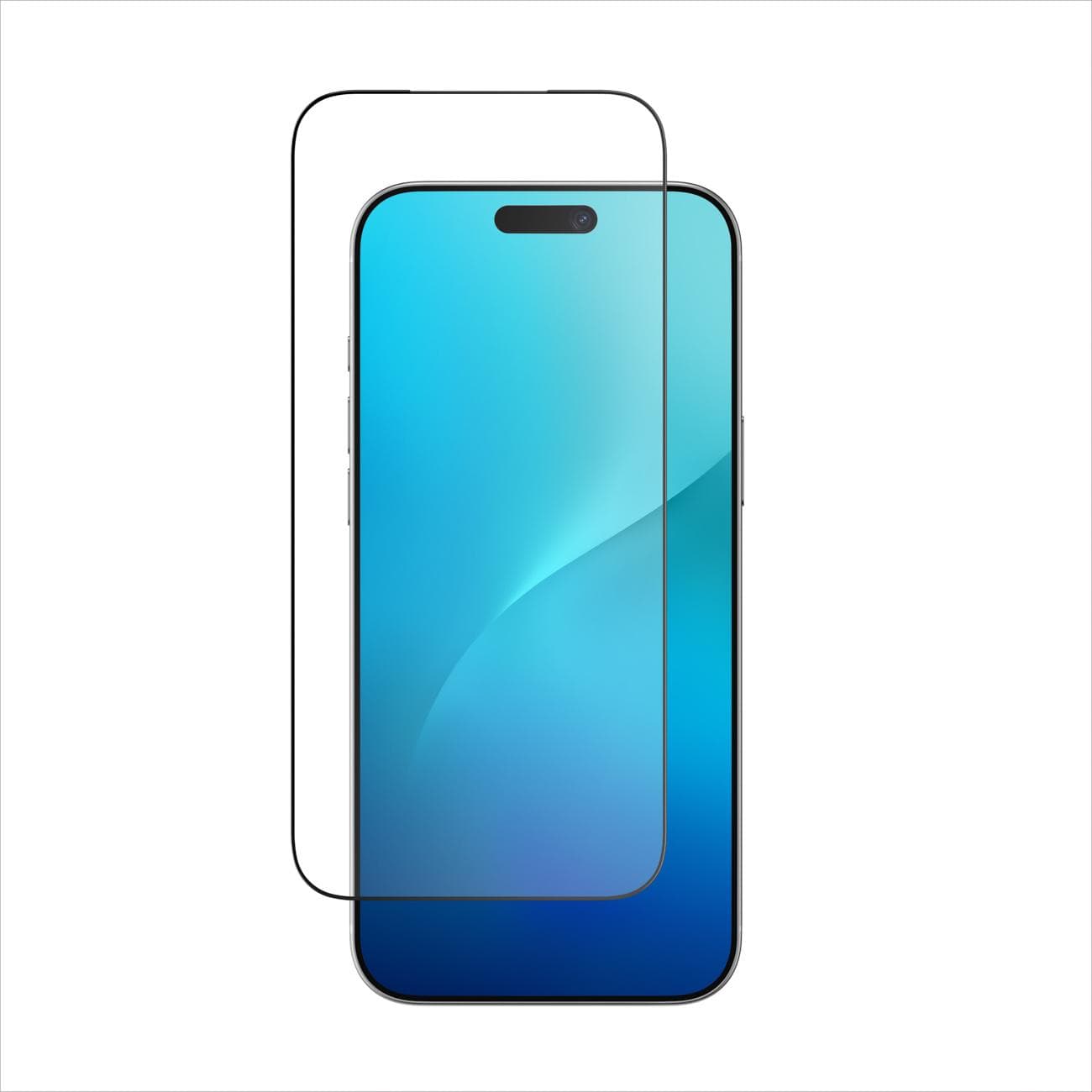 2 броя калени стъклени защитни покрития за дисплея на iPhone 17 - AmazingThing Radix Full Tempered Glass Set (черен-прозрачен)