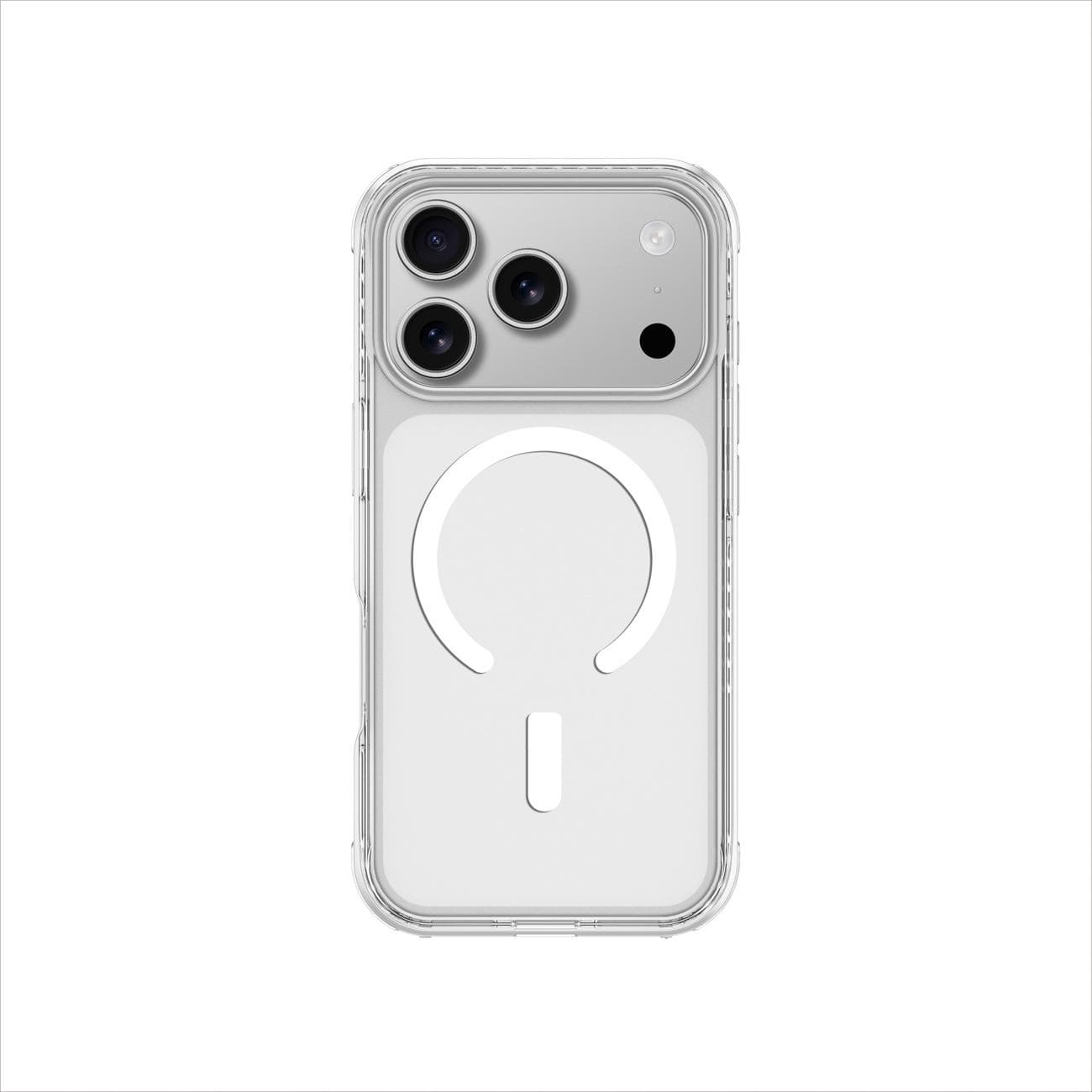 Хибриден удароустойчив кейс с MagSafe за iPhone 17 Pro Max - AmazingThing Titan Pro MagSafe Hybrid Case (прозрачен)