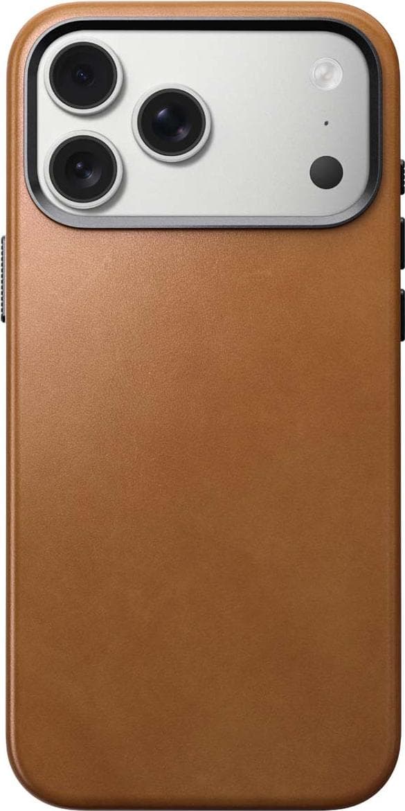 Кожен (естествена кожа) кейс с MagSafe за iPhone 17 Pro Max - Nomad Traditional Leather MagSafe Case (светлокафяв)