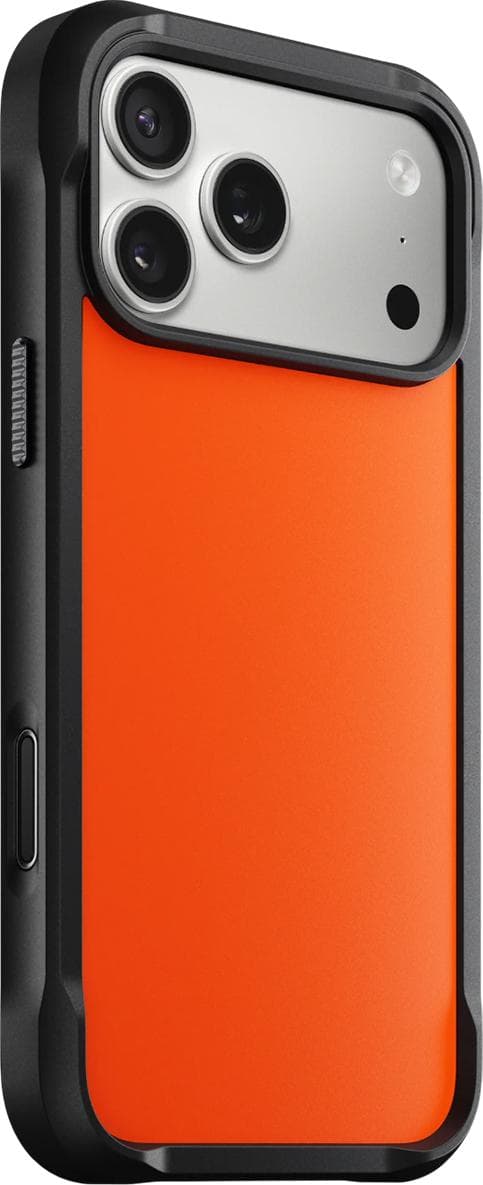 Хибриден удароустойчив кейс с MagSafe за iPhone 17 Pro - Nomad Rugged Case (оранжев)