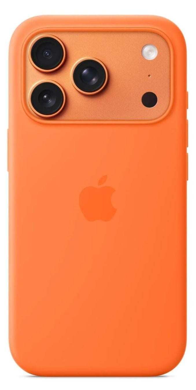 Оригинален силиконов кейс с MagSafe за iPhone 17 Pro Max - Apple iPhone Silicone Case with MagSafe (оранжев)