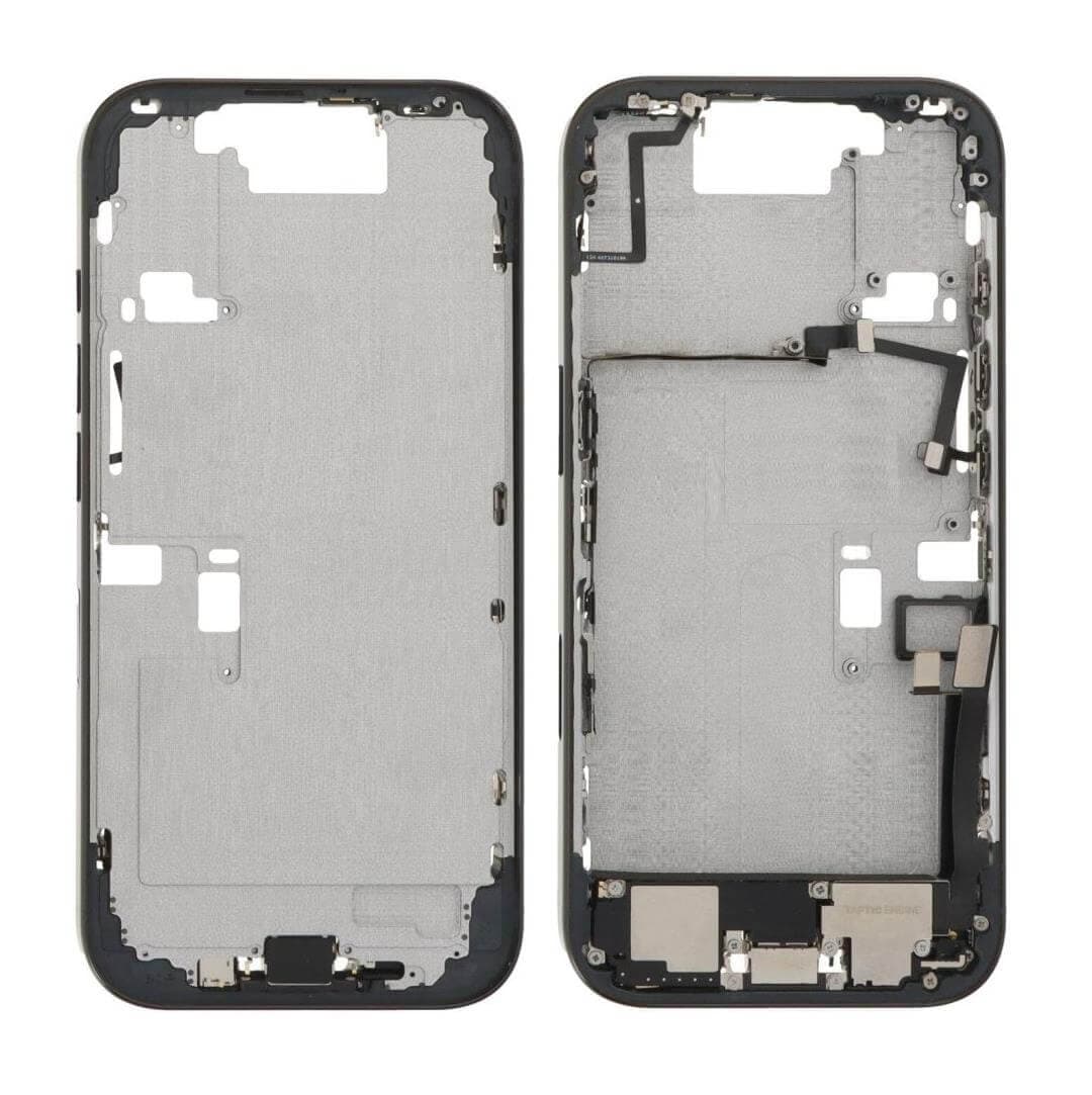 Оригинална резервна средна метална част (розово злато) - Apple iPhone 16 Pro Max Middle Frame Rose Gold