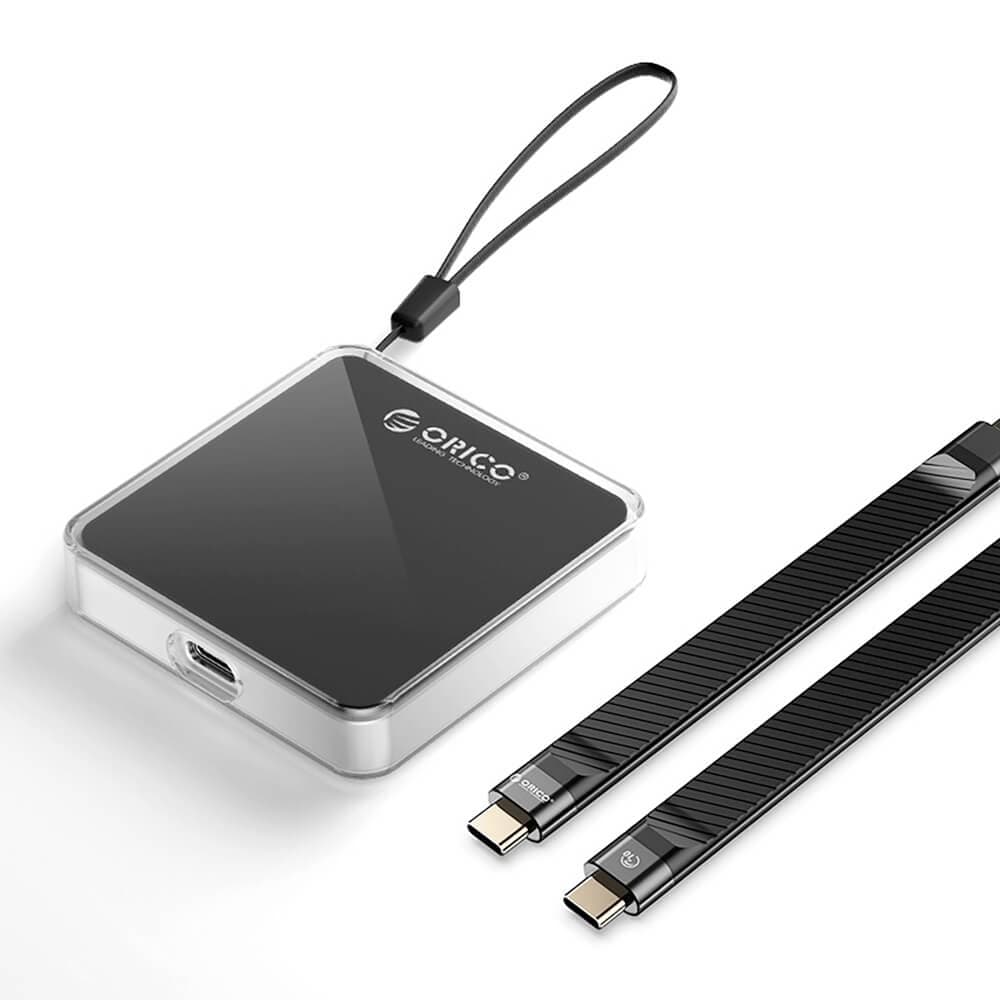 Кутия за външна памет M.2 NVMe SSD за устройства с MagSafe и USB-C порт - Orico AP30-G2 Magnetic M.2 NVMe SSD Enclosure with MagSafe (черен)