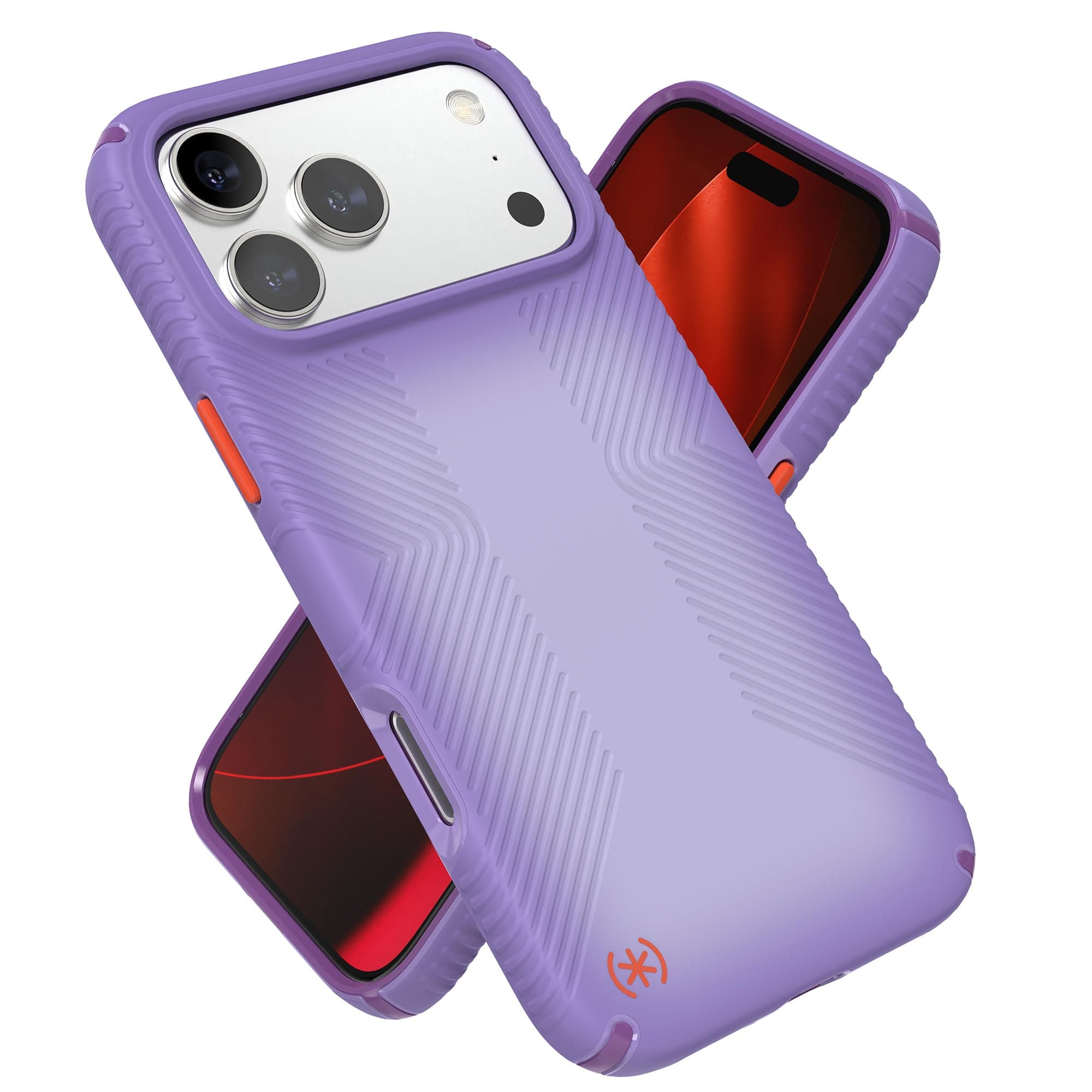 Удароустойчив хибриден кейс с Magsafe за iPhone 17 Pro Max - Speck Presidio Lux Grip MagSafe Case (лилав)
