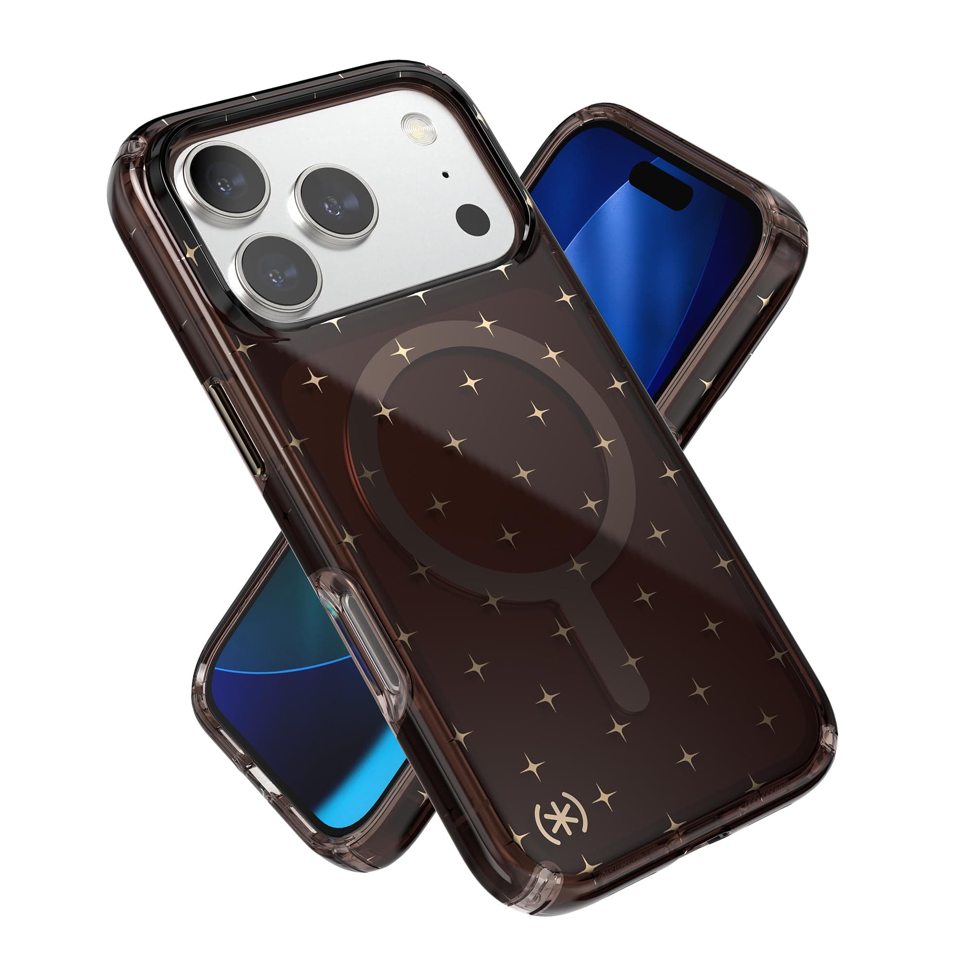 Удароустойчив хибриден кейс с Magsafe за iPhone 17 Pro Max - Speck Presidio Lux MagSafe Case (черен-сив)