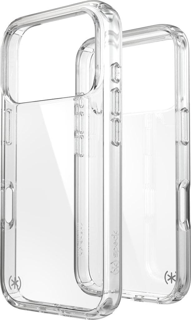 Удароустойчив хибриден кейс за iPhone 17 Pro - Speck Presidio Perfect Clear Case (прозрачен)