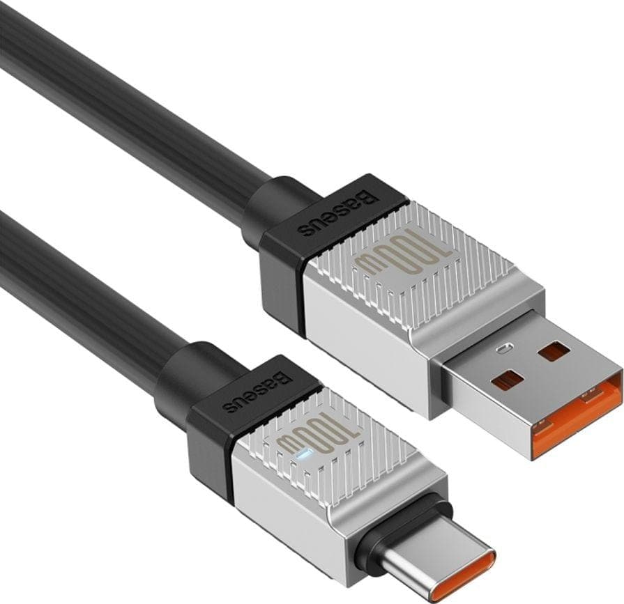 Здрав USB-A към USB-C кабел за устройства с USB-C порт - Baseus Coolplay USB-A to USB-C Data Cable 100W (100 см)