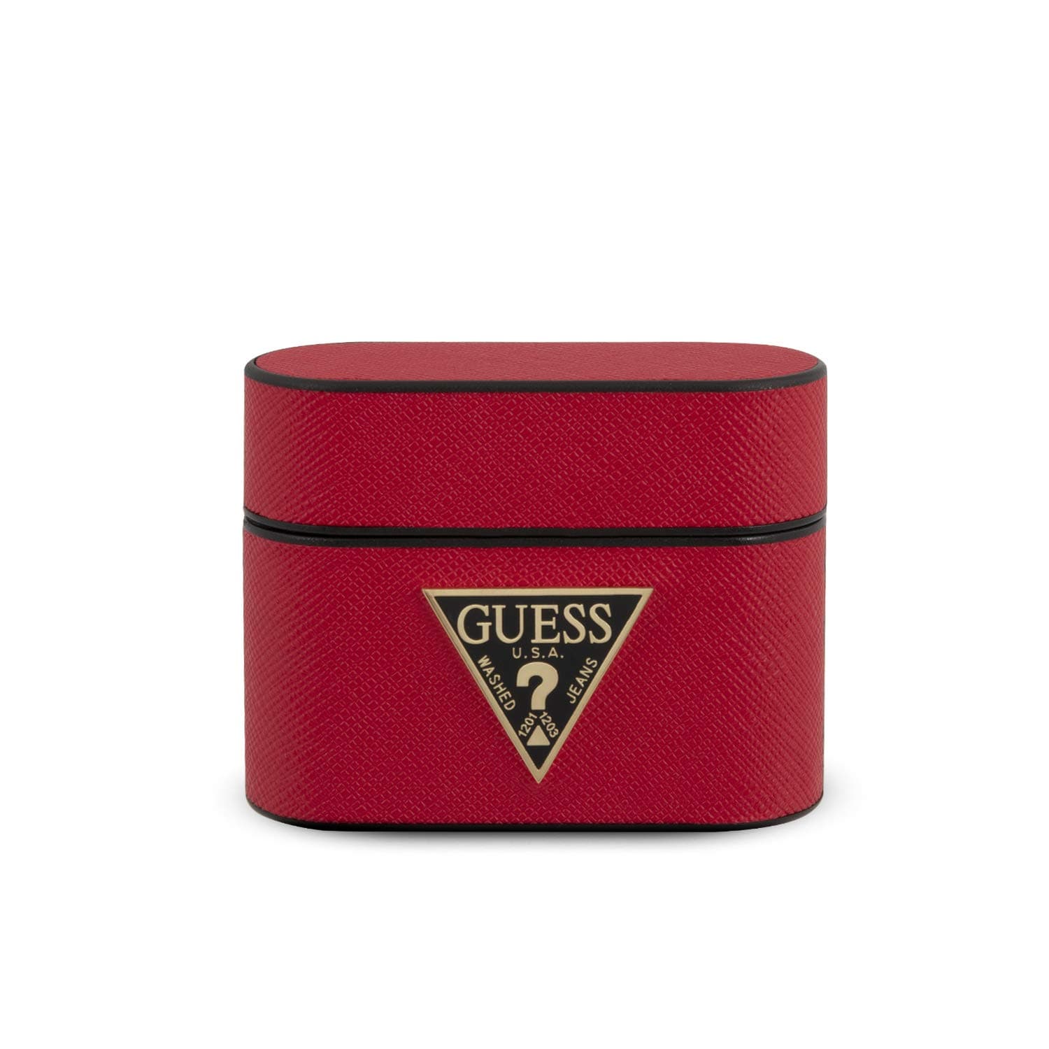 Защитен калъф Guess Saffiano Collection за Apple Airpods Pro, червен