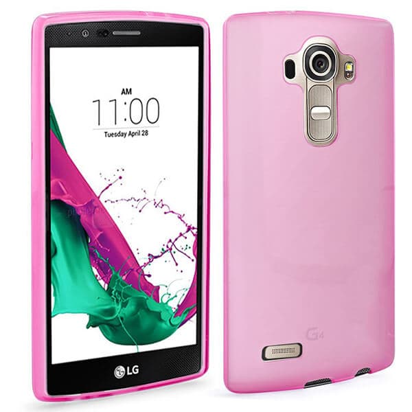 Тънък силиконов (TPU) калъф (0.3 mm) за LG G4 - Ultra-Slim Case (розов)
